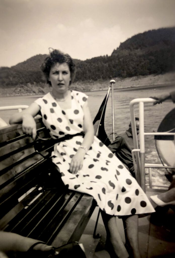 1960, Mama on the Achensee, Austria. Style has nothing to do with money. It’s all about attitude.
