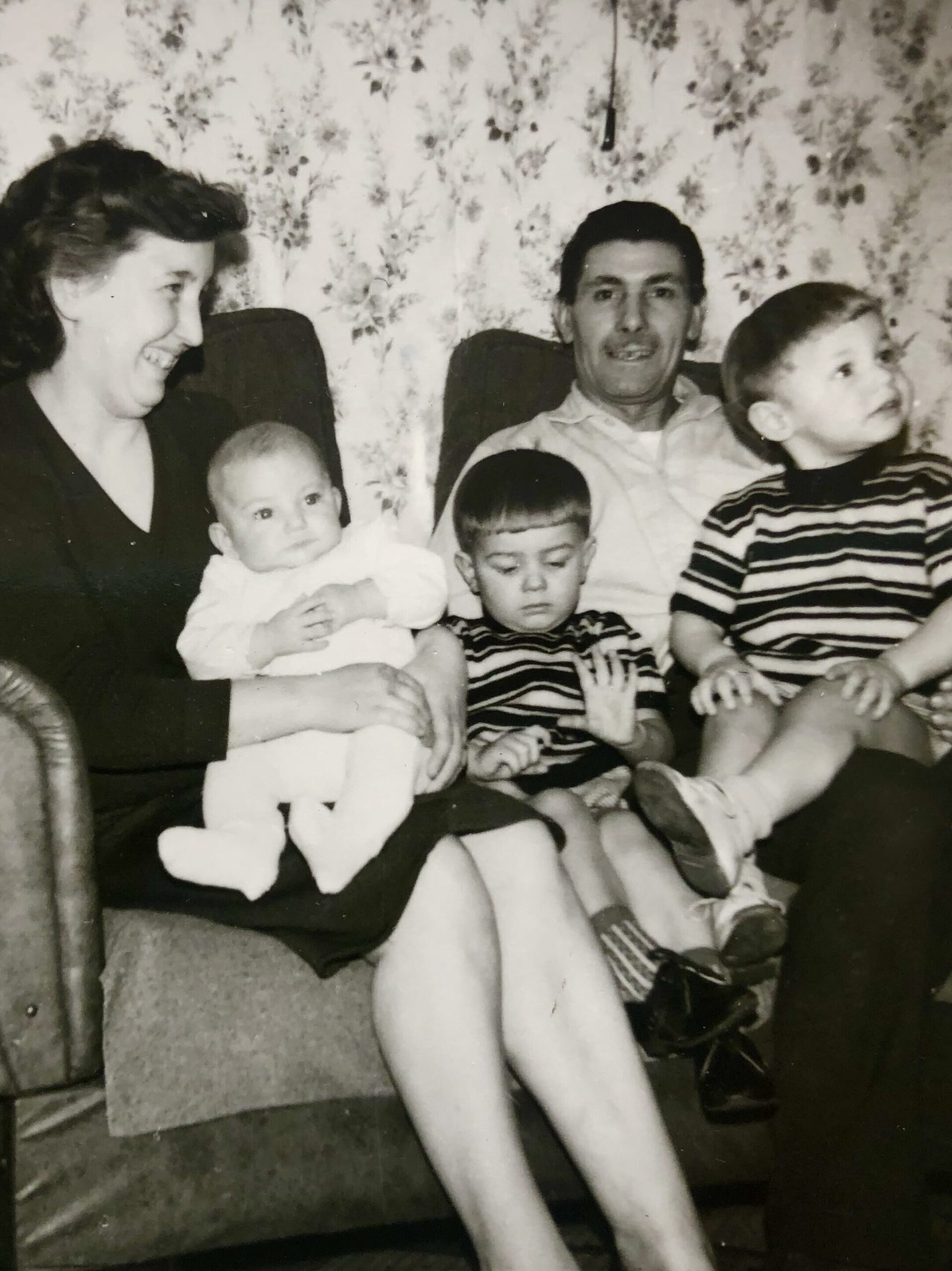1964, Sint-Amandsberg, Belgium. Enough is enough. Condoms were not popular back then, so Father simply had to be careful.